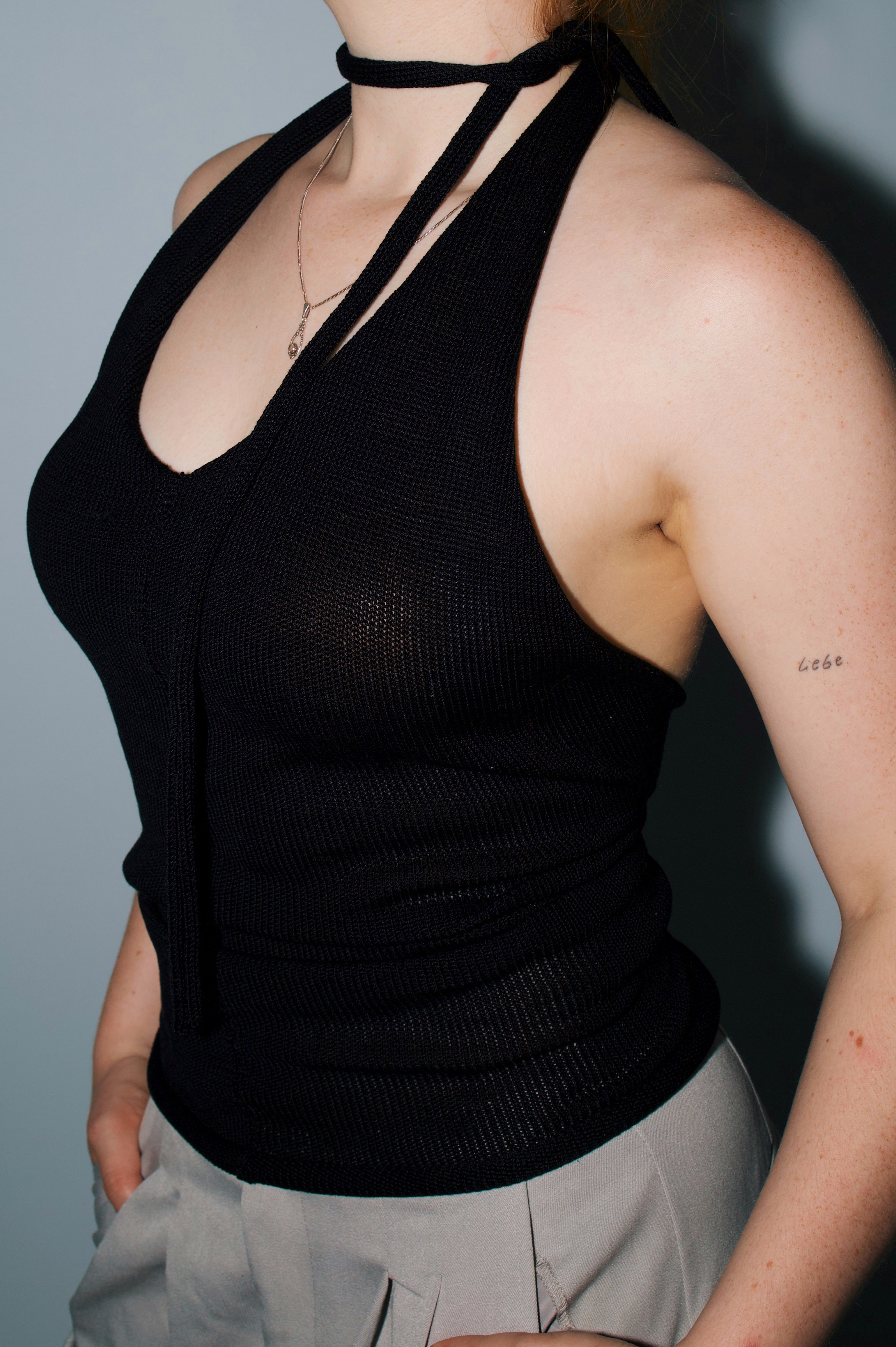 Neckholder Knit Top 